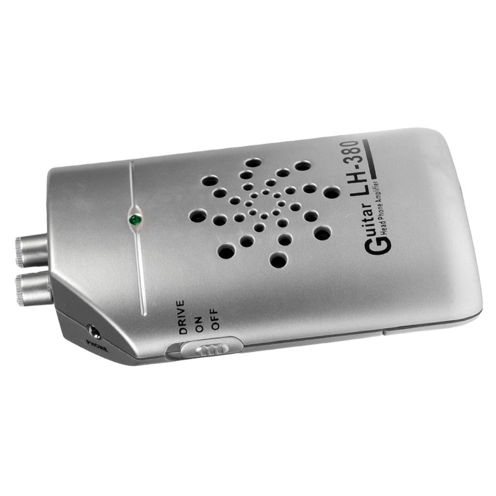 Max Mini Guitar Amplifier Electric Guitar Amp Speaker Silver
