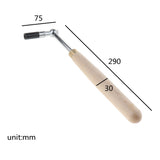 Max Professional Piano Tuning Hammer Wrench Hardwood Handle