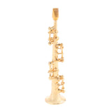 Max Brass Mini Saxophone Sax Model Miniature with Case 5cm