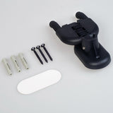 Maxbell Foldable Hanger Wall Mount Hook Holder Stand Rack for Guitar Bass - Black