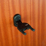Maxbell Foldable Hanger Wall Mount Hook Holder Stand Rack for Guitar Bass - Black