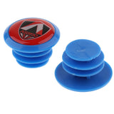 Maxbell 2Pcs Handlebar Grips Bar End Plugs Cap for MTB Road Bike Bicycle  Blue