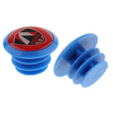 Maxbell 2Pcs Handlebar Grips Bar End Plugs Cap for MTB Road Bike Bicycle  Blue