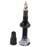 Maxbell Bike Bicycle Presta Valve Stem Tubeless French Valves Stems Dust Cover Black