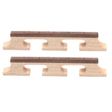 Maxbell 2pcs 5 String Banjo Rosewood Bridge for Banjo Replacement Parts