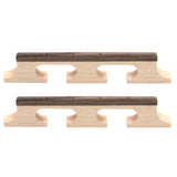 Maxbell Pack of 2 Rosewood 4 String Banjo Saddle Bridge