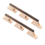 Maxbell Pack of 2 Rosewood 4 String Banjo Saddle Bridge