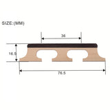 Maxbell Pack of 2 Rosewood 4 String Banjo Saddle Bridge
