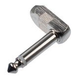 Maxbell 6.35mm 1/4'' Stereo Jack Adapter for Headphone Audio Microphone Right Angle