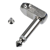Maxbell 6.35mm 1/4'' Stereo Jack Adapter for Headphone Audio Microphone Right Angle