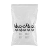 Maxbell 10 Pieces Plastic Washers for Guitar Tuners Machine Head Buttons Black