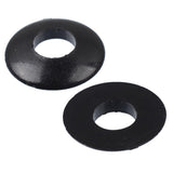 Maxbell 10 Pieces Plastic Washers for Guitar Tuners Machine Head Buttons Black