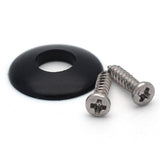 Maxbell 10 Pieces Plastic Washers for Guitar Tuners Machine Head Buttons Black