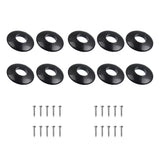 Maxbell 10 Pieces Plastic Washers for Guitar Tuners Machine Head Buttons Black