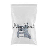 Maxbell 1 Piece SSH Guitar Pickguard Scratch Plate for ST SQ Guitar Colorful