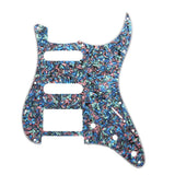 Maxbell 1 Piece SSH Guitar Pickguard Scratch Plate for ST SQ Guitar Colorful
