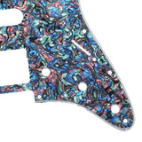 Maxbell 1 Piece SSH Guitar Pickguard Scratch Plate for ST SQ Guitar Colorful