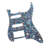 Maxbell 1 Piece SSH Guitar Pickguard Scratch Plate for ST SQ Guitar Colorful