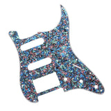 Maxbell 1 Piece SSH Guitar Pickguard Scratch Plate for ST SQ Guitar Colorful