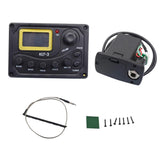 Maxbell Acoustic Guitar Preamp Piezo Pickup EQ Equalizer Amplifier KLT-3