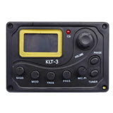 Maxbell Acoustic Guitar Preamp Piezo Pickup EQ Equalizer Amplifier KLT-3