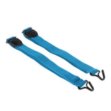 Maxbell 2pcs Adjustable Nylon Ukulele Straps Kit for Ukulele Guitar Accessory Blue