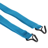 Maxbell 2pcs Adjustable Nylon Ukulele Straps Kit for Ukulele Guitar Accessory Blue