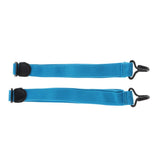 Maxbell 2pcs Adjustable Nylon Ukulele Straps Kit for Ukulele Guitar Accessory Blue