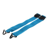 Maxbell 2pcs Adjustable Nylon Ukulele Straps Kit for Ukulele Guitar Accessory Blue