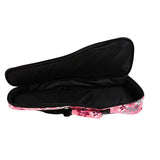 Max 1 Piece 26inch Ukulele Guitar Gig Bag Uke Case Carry Bag Pink Flower