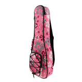 Max 1 Piece 26inch Ukulele Guitar Gig Bag Uke Case Carry Bag Pink Flower