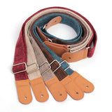 Max Ukulele Strap Belt with PU Leather Ends for Ukuele 4 String Guitar Blue