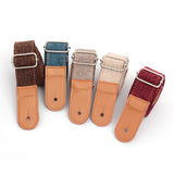 Max Ukulele Strap Belt with PU Leather Ends for Ukuele 4 String Guitar Blue