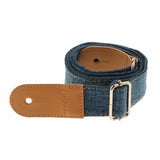 Max Ukulele Strap Belt with PU Leather Ends for Ukuele 4 String Guitar Blue