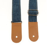 Max Ukulele Strap Belt with PU Leather Ends for Ukuele 4 String Guitar Blue