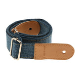 Max Ukulele Strap Belt with PU Leather Ends for Ukuele 4 String Guitar Blue