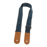 Max Ukulele Strap Belt with PU Leather Ends for Ukuele 4 String Guitar Blue