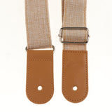 Max Ukulele Strap Belt with PU Leather Ends for Ukuele 4 String Guitar Cream