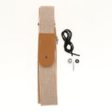 Max Ukulele Strap Belt with PU Leather Ends for Ukuele 4 String Guitar Cream