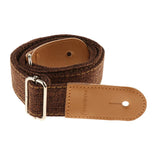 Max Ukulele Strap Belt with PU Leather Ends for Ukuele 4 String Guitar Coffee