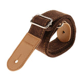Max Ukulele Strap Belt with PU Leather Ends for Ukuele 4 String Guitar Coffee