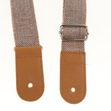 Max Ukulele Strap Belt with PU Leather Ends for Ukuele 4 String Guitar Gray