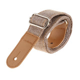 Max Ukulele Strap Belt with PU Leather Ends for Ukuele 4 String Guitar Gray