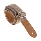 Max Ukulele Strap Belt with PU Leather Ends for Ukuele 4 String Guitar Gray