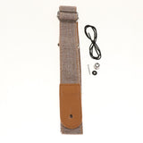 Max Ukulele Strap Belt with PU Leather Ends for Ukuele 4 String Guitar Gray