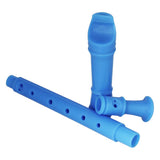 Maxbell Detachable 8 Holes Recorder Clarinet With Cleaning Rod Stick for Kids Blue