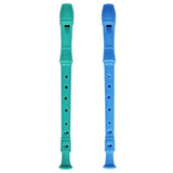 Maxbell Detachable 8 Holes Recorder Clarinet With Cleaning Rod Stick for Kids Blue