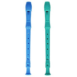 Maxbell Detachable 8 Holes Recorder Clarinet With Cleaning Rod Stick for Kids Blue