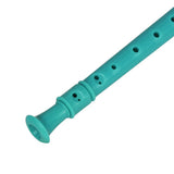Maxbell Detachable 8 Holes Recorder Clarinet With Cleaning Rod Stick for Kids Cyan