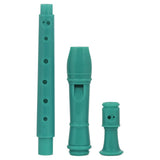 Maxbell Detachable 8 Holes Recorder Clarinet With Cleaning Rod Stick for Kids Cyan
